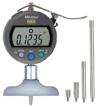 Mitutoyo Digital Depth Gauge 0-8", 0,0005", 63,5mm Base 547-217S