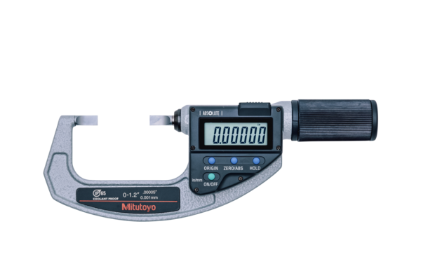 Mitutoyo Absolute Digital Blade Mic. QuickMike Inch/Metric, IP65, 0-1,2" 422-421-20