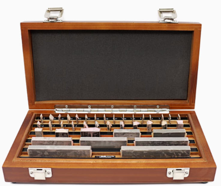 MHC 47 piece grade 1 Gauge Block set, Steel 630-0471 Includes MQS UKAS Calibration Certificate