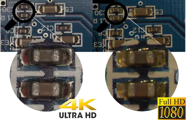 63AAA516 HDMI 4K camera 4K HDMI C-mount camera with flat enclosure