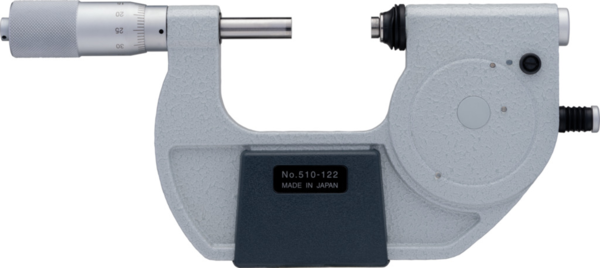 Mitutoyo Indicating Micrometer with Buttonon left side 25-50mm 510-122
