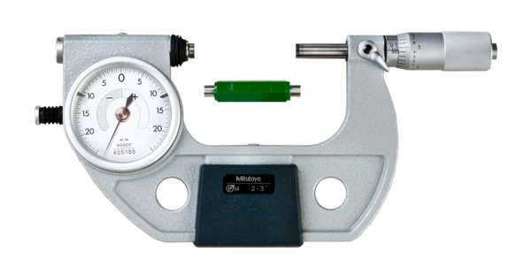 Mitutoyo Indicating Micrometer with Button Left 510-133