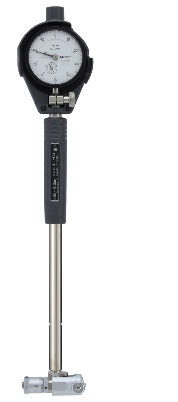 Mitutoyo 2-Point Inside Measuring Instrument with Micrometer Head, Range 60-100mm, w/o Indicator 511-803