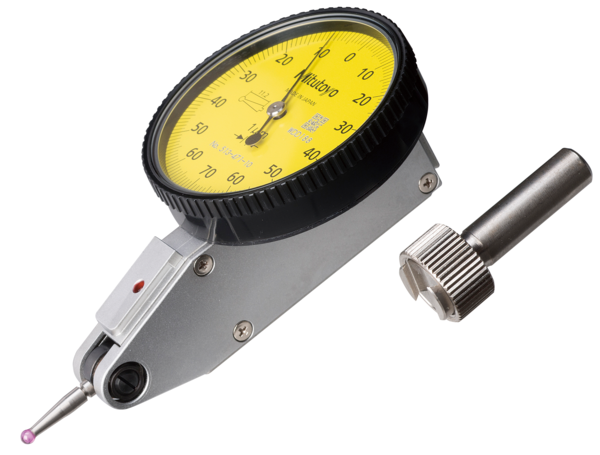 Dial Test Indicator, Horiz., Ruby Sty. 0.14mm, 0.001mm, 8mm Stem 513-471-10E
