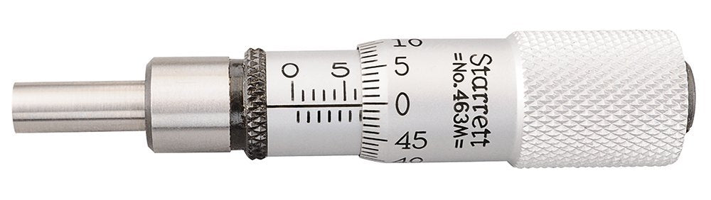 Starrett 463MP 0 - 13 mm Plain Micrometer head ( 0.375" dia. )
