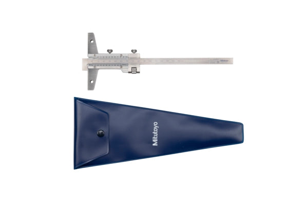 Mitutoyo Vernier Depth Gauge Hook Type 0-150mm, 0,02mm, Fine adjustment 527-411