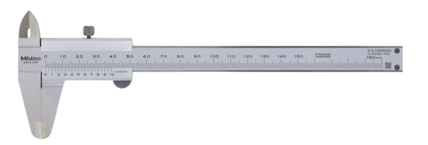 Mitutoyo Vernier Caliper with Depth Measuring Rod, 0-150mm, 0,05mm, Metric 530-102