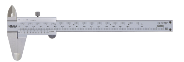 Mitutoyo Vernier Caliper 0-150mm/0-6", 0,05mm, Metric/Inch 530-104