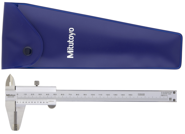 Mitutoyo Vernier Caliper,Carbide Jaw Outs. 0-300mm, 0,05mm, Metric 530-322