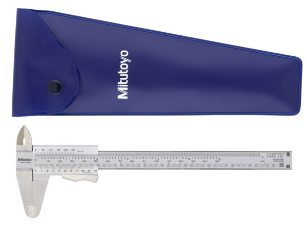 Mitutoyo Vernier Caliper with Thumb Clamp 0-150mm/0-6", 0,02mm, Metric/Inch 531-128