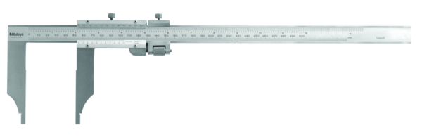 Mitutoyo Vernier Caliper Long Jaw, Fine Adjust. 0-300mm/0-12", 0,02mm/.001", Metric/Inch 534-105