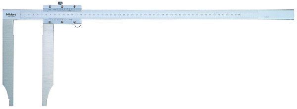 Mitutoyo Vernier Caliper, Long Jaw 0-500mm, 0,05mm, Metric 534-110
