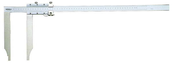 Mitutoyo Vernier Caliper Long Jaw, Fine Adjust. 0-1000mm, 0,02mm, Metric 534-116