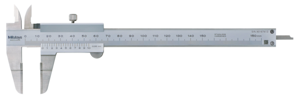 Mitutoyo Vernier Point Caliper 0-150mm, 0,05mm, Metric 536-134
