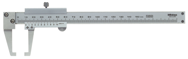 Mitutoyo Vernier Neck Caliper 0-150mm, 0,05mm, Metric 536-151