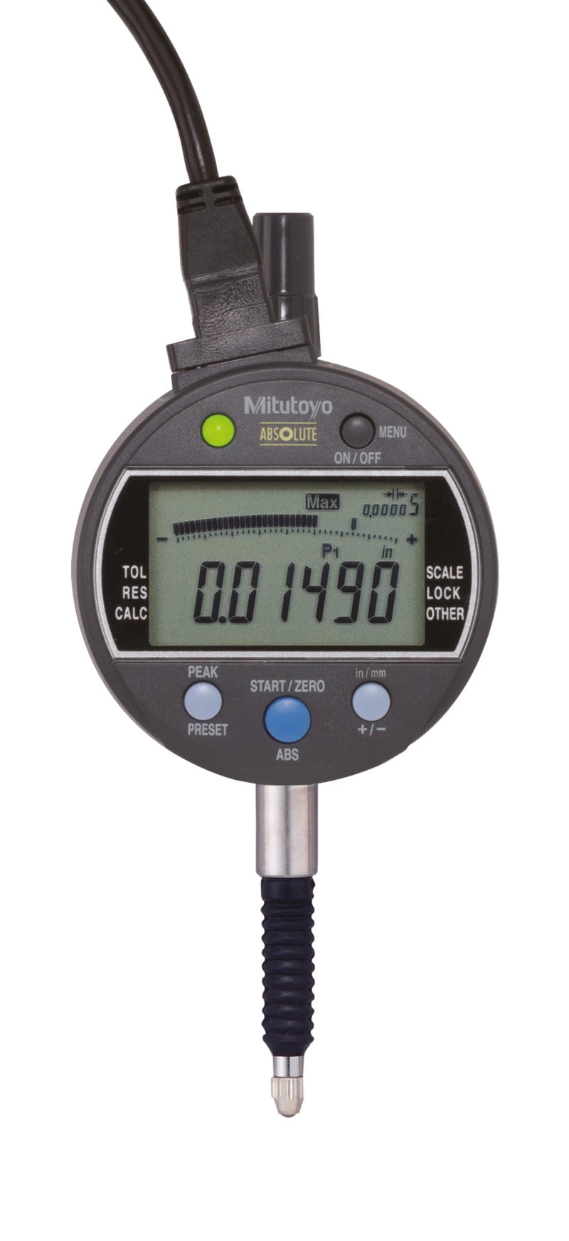 Mitutoyo 543-351B-10 (0.001mm) ABSOLUTE Digimatic Signal Output Indicator ID-C 0-12.7mm (0-0.5″)