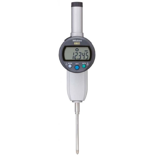 Mitutoyo 543-494B, IDC Digimatic Indicator, Metric Only Resolution 0.01mm X 50.8mm, 8mm Stem, Flat Back Force 2.3N or less, Accuracy 0.02mm