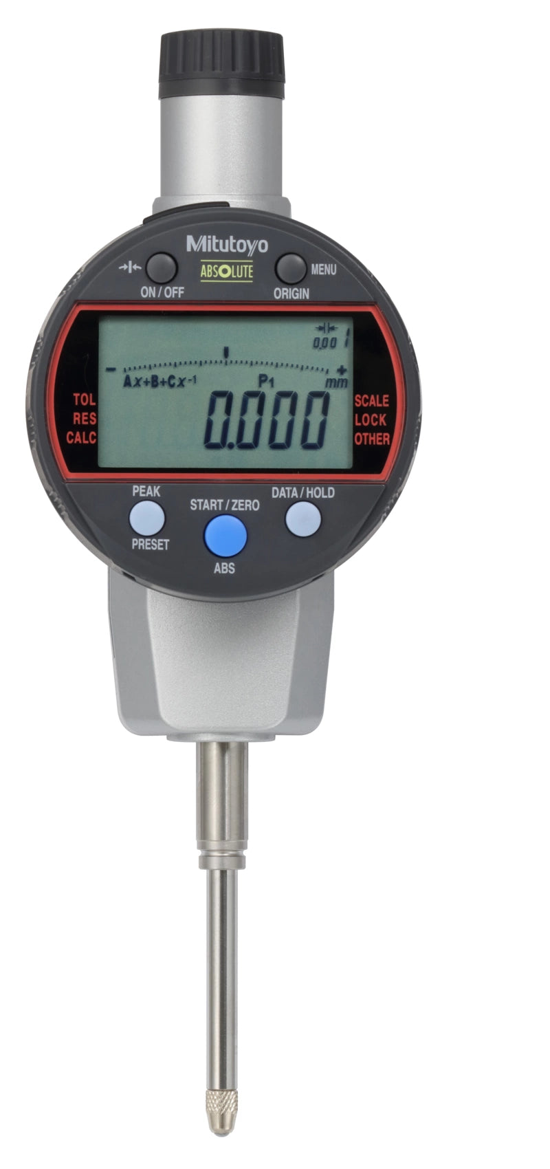 Mitutoyo 543-590B-10 Digital Indicator Calculation ID-C 25.4mm 0.001mm Flat Back Plate 0-25.4mm