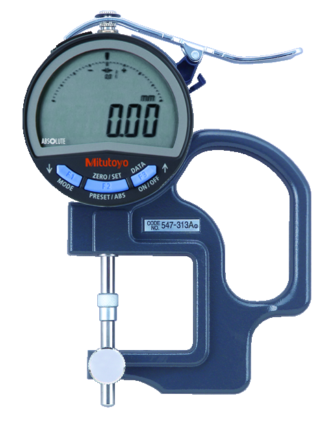 Digital Thickness Gauge, Lens Thickness 0-10mm, 0,01mm 547-313A