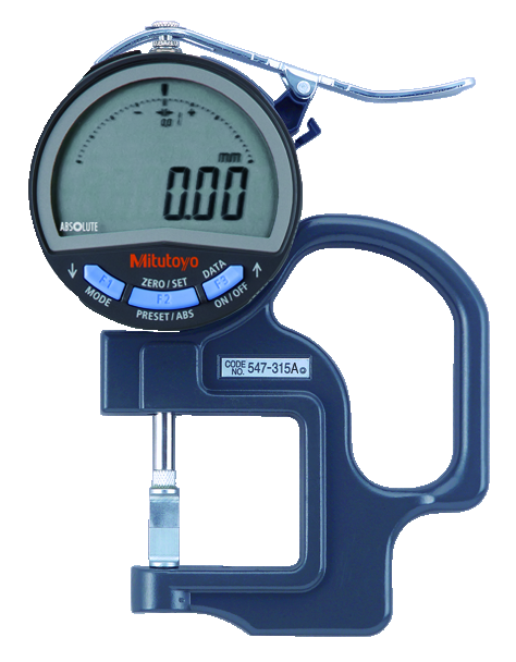 Digital Thickness Gauge, Blade Type 0-10mm, 0,01mm 547-315A