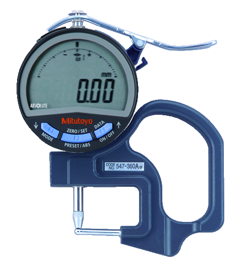 Digital Thickness Gauge, Pipe Gauge 0-10mm, 0,01mm 547-360A