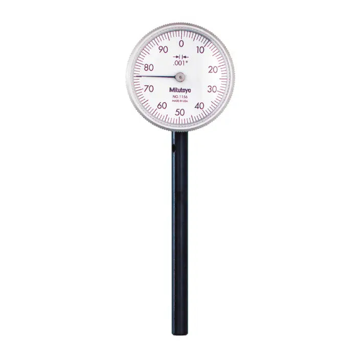 MITUTOYO 1156 .100" Range, 0-100 Reading Dial Test Indicator Back plunger
