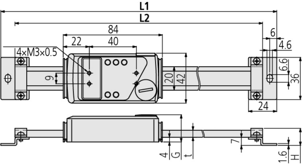 Mitutoyo ABS Digimatic Scale Unit 450 mm, Vertical 572-564