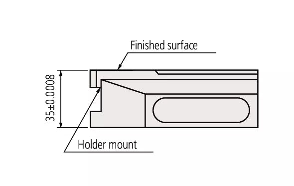 Mitutoyo Holder Base for Gauge Blocks Item number: 619009