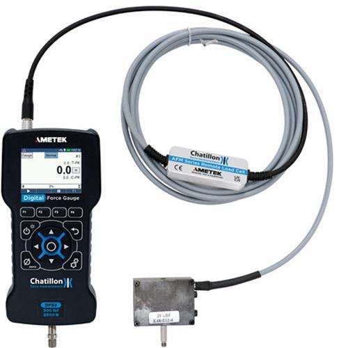 Ametek Chatillon DFS3-002-AFM-002 Digital Force Gauge 2 x 0.0001 lbf - Remote Loadcell - 2 x 0.0001 lbf, 10 x 0.0001 N, 1 x 0.00001 kgf, 32 x 0.001 ozf, 1000 x 0.1 gf