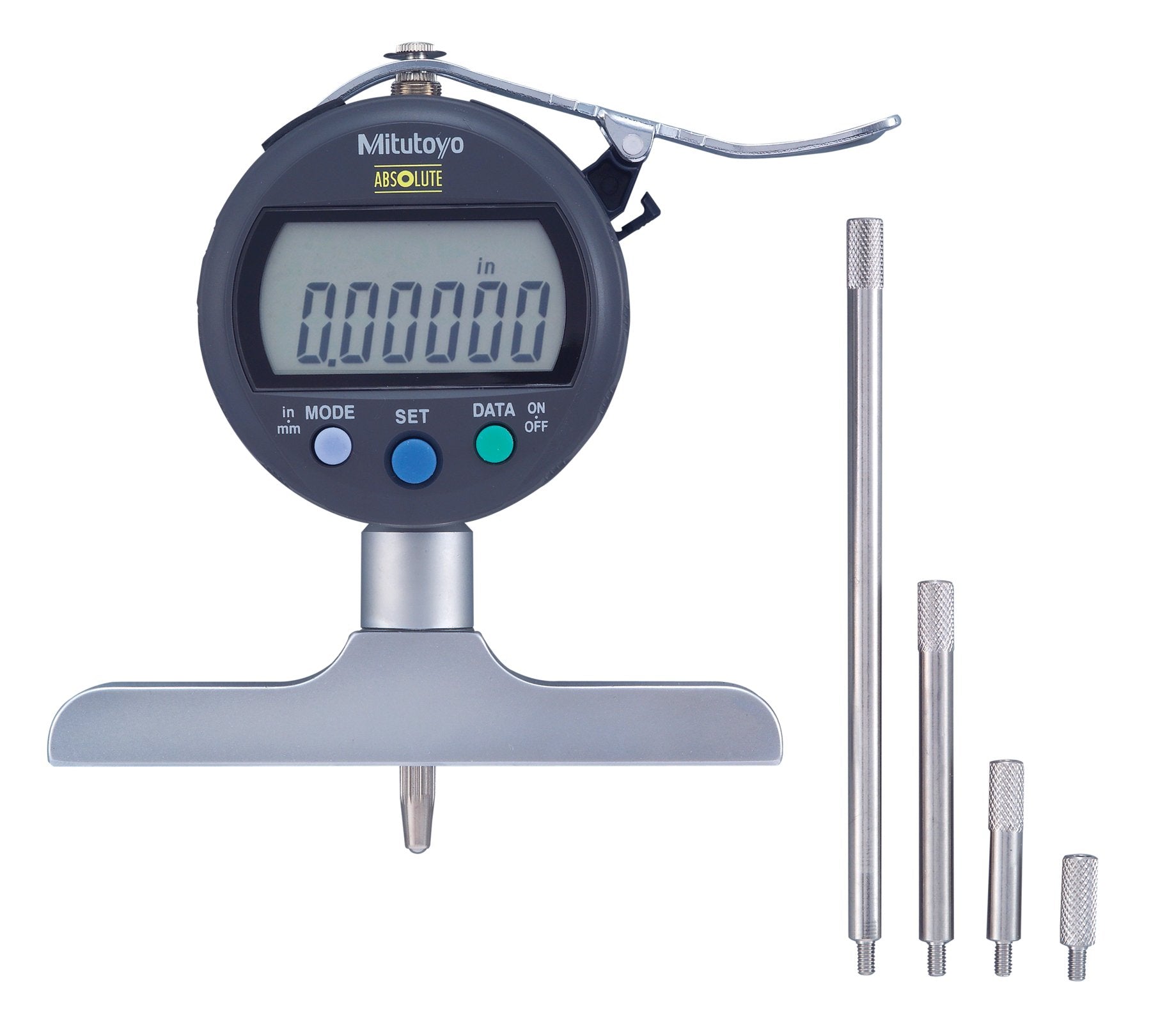 Mitutoyo Digital Depth Gauge 0-8", 0,00002", 101,6mm Base 547-258S