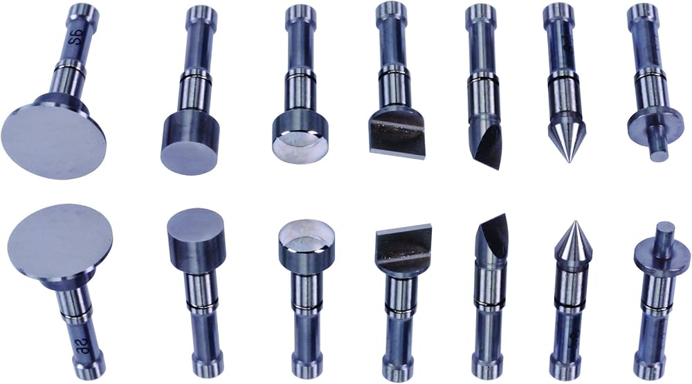 Set of Tips for Mitutoyo Universal Micrometer Interchangeable Avils 116-800