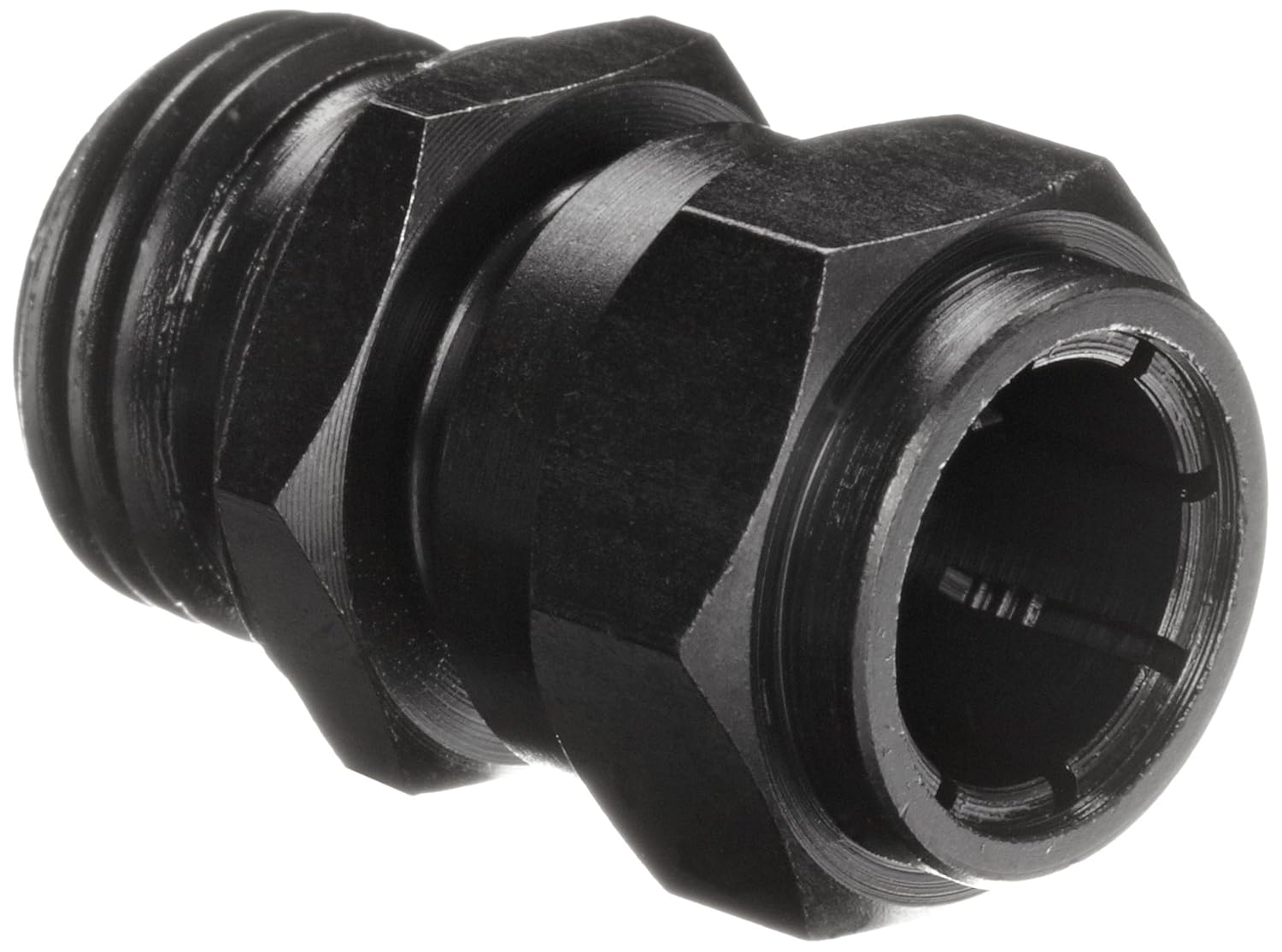 Brown & Sharpe 599-8940 Collet Clamp for Dial Indicators, 3/8-32 Mounting Thread, 1/4" Hole Dia.