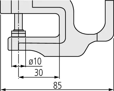Dial Indicator Thickness Gauge, Standard, 0-20mm 7305A