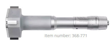 Mitutoyo 2-Point Internal Micrometer Holtest Set 50-100mm (4 pcs.) 368-993