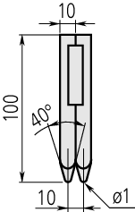 Mitutoyo Digital ABS Carb. Fibre Caliper Ceramic Inch/Metric, 0-600mm/0-24", IP66 552-166-10