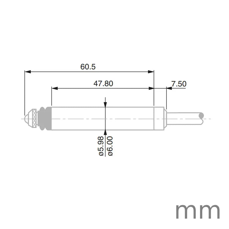 TESA 96160013 Probe ± 1mm 0.6N