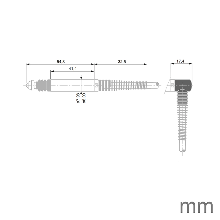 TESA 96410012 Probe ± 1mm 0.6N