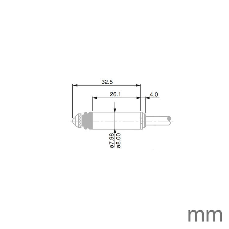 TESA 96430029 Probe Miniature ± 0.5mm 0.75N