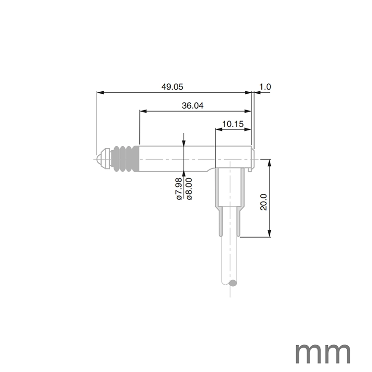 TESA 96441041 Probe Miniature ± 0.5mm 0.6N
