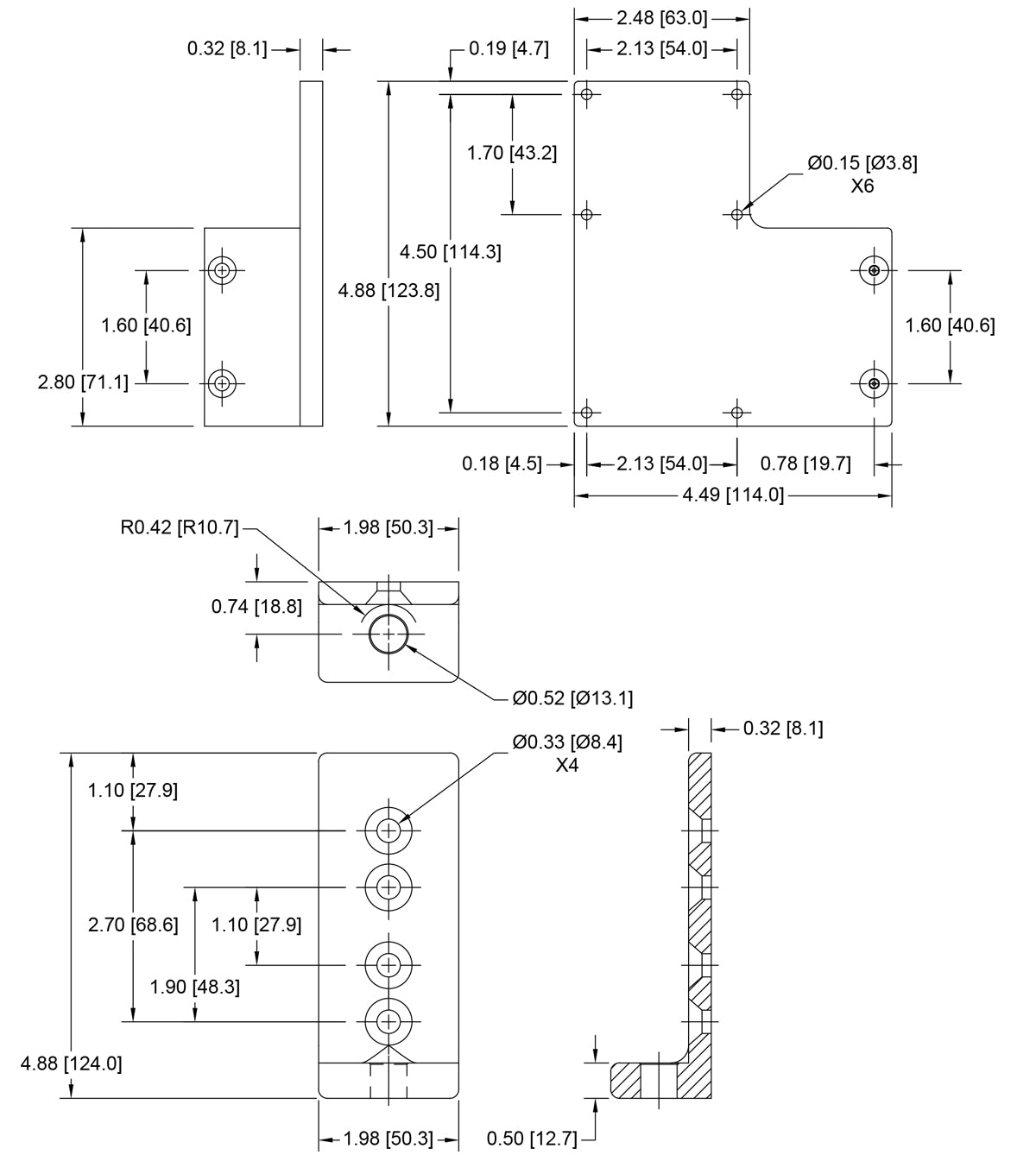 Mark 10 Indicator / Load Cell Mounting Kit For ESM303 AC1062
