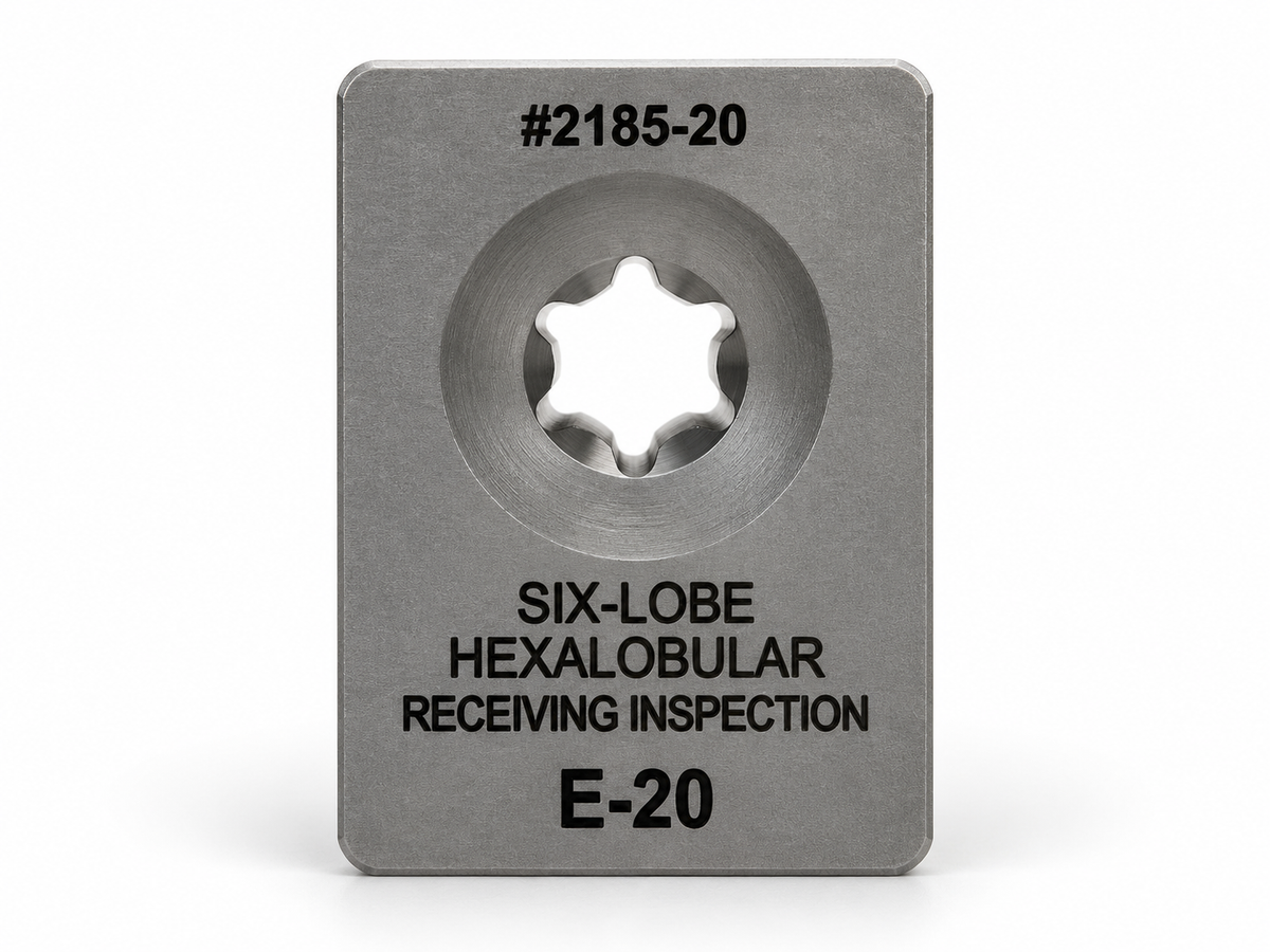 Universal Punch #1185 6-Lobe (TX) Final Inspection Gauge (Copy)