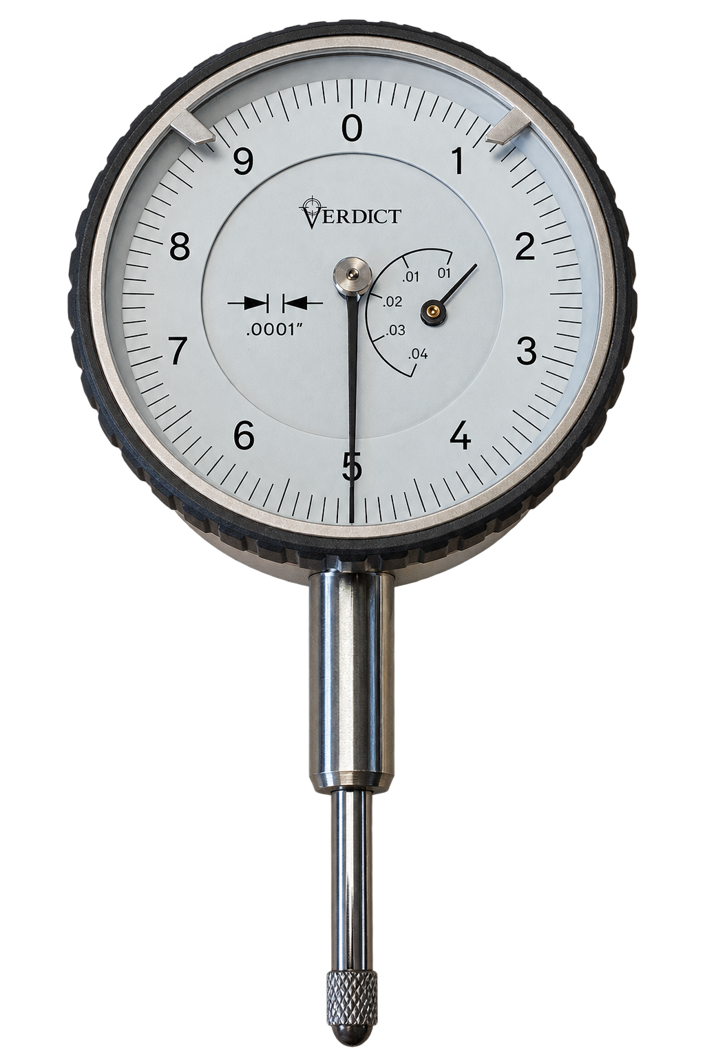 Verdict 23/2025, Kaefer KZ 04 T Ta Reading .0001" Dial Numbering 0-10 Range .04" Bezel-2.25", Stem- 8mm