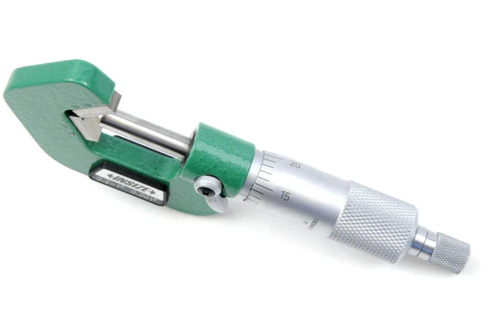 Insize V Anvil 5 Flute Micrometers .02-.8" x .001" 3290-105