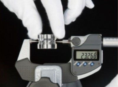 Mitutoyo Digital Point Micrometer IP65 Inch/Metric, 0-25mm/0-1", 15° Tip 342-351-30