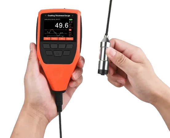 EC-777E Coating thickness Gauge 0-2000µ Accuracy 2% Res .01µ, F & N (Copy)