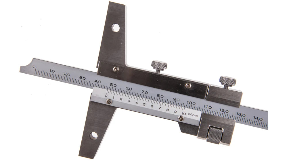 LTF Vernier Depth Gauge 250mm P-CPP25E 250mm x .02mm with fine adjustment