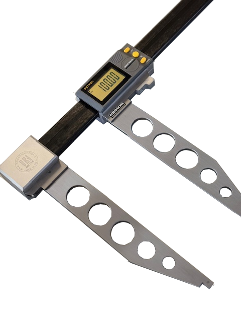 Bocchi 3000mm/120" Light weight digital Caliper Jaw length 300mm/12", Water Resistant, Resolution .01mm/.0005", RS232 Output 2054.12