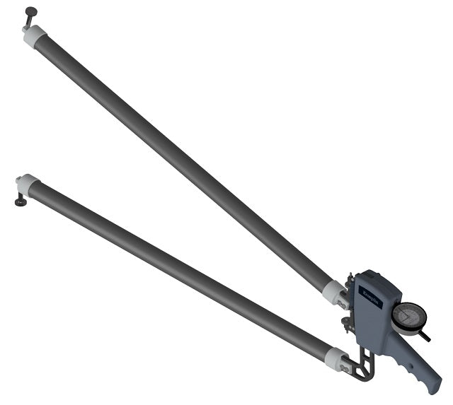 Kroeplin Metric Internal Caliper Gauge 200-400mm, 0.2mm H16200