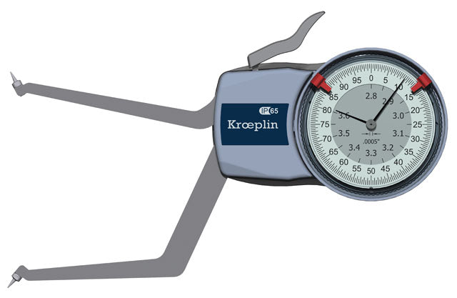 Mitutoyo Internal Dial Caliper Gauge D7R20S, 0-.8"