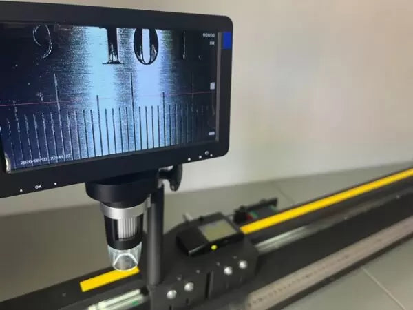 Computerized ruler & tape calibrator Wireless with LED microscope